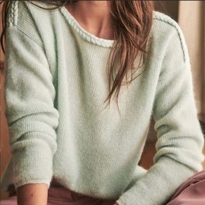 Sezane Enora Jumper Mint Green Size XS